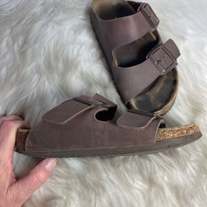 Birkenstock‎ Arizona Brown Nubuck Sandals Sz 36/5